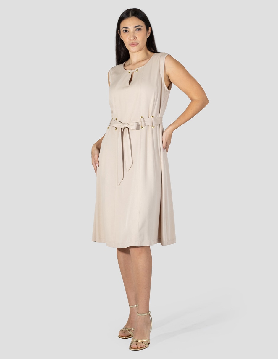 Vestido a la rodilla casual para mujer 3