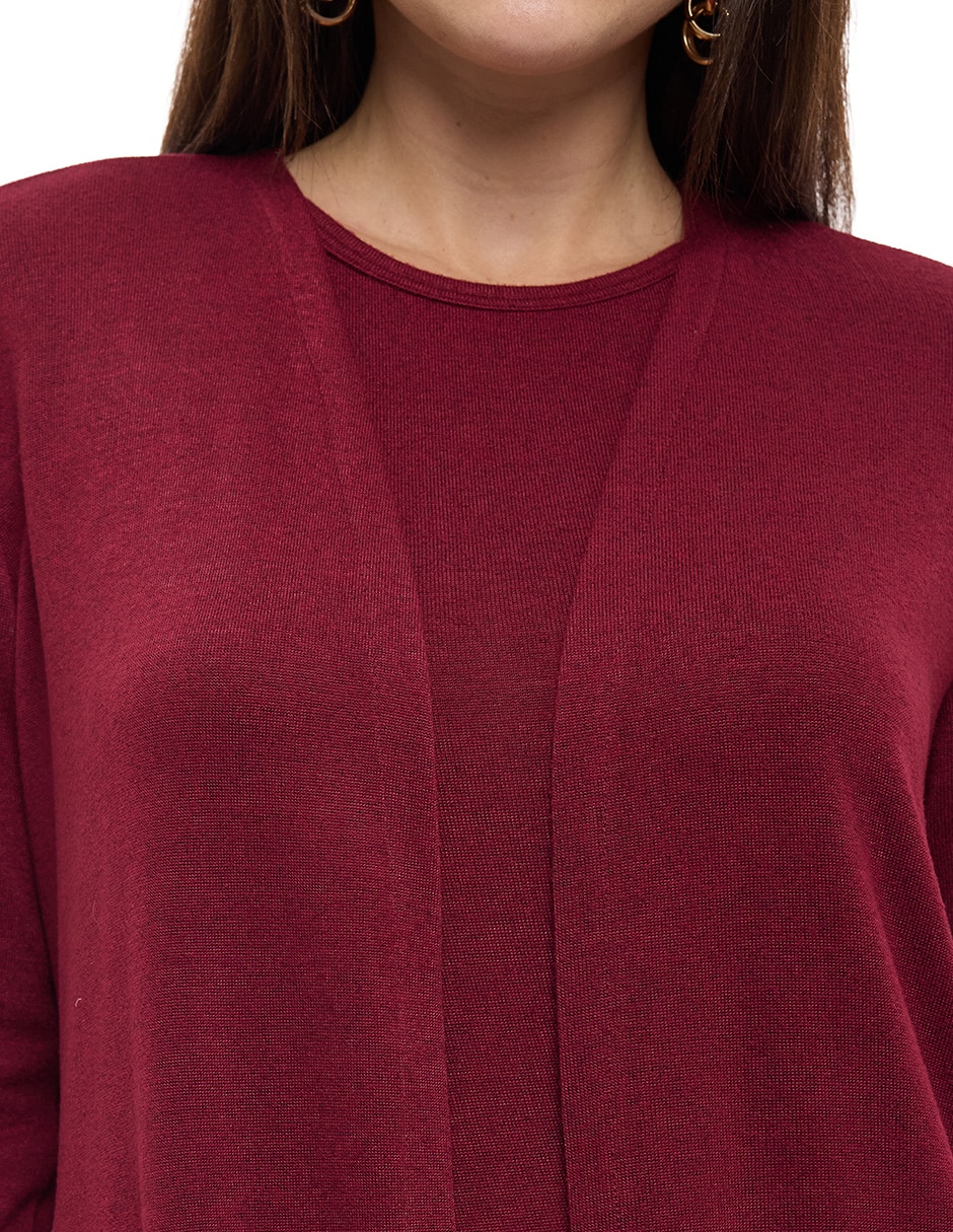 Suéter cuello abierto para mujer 4