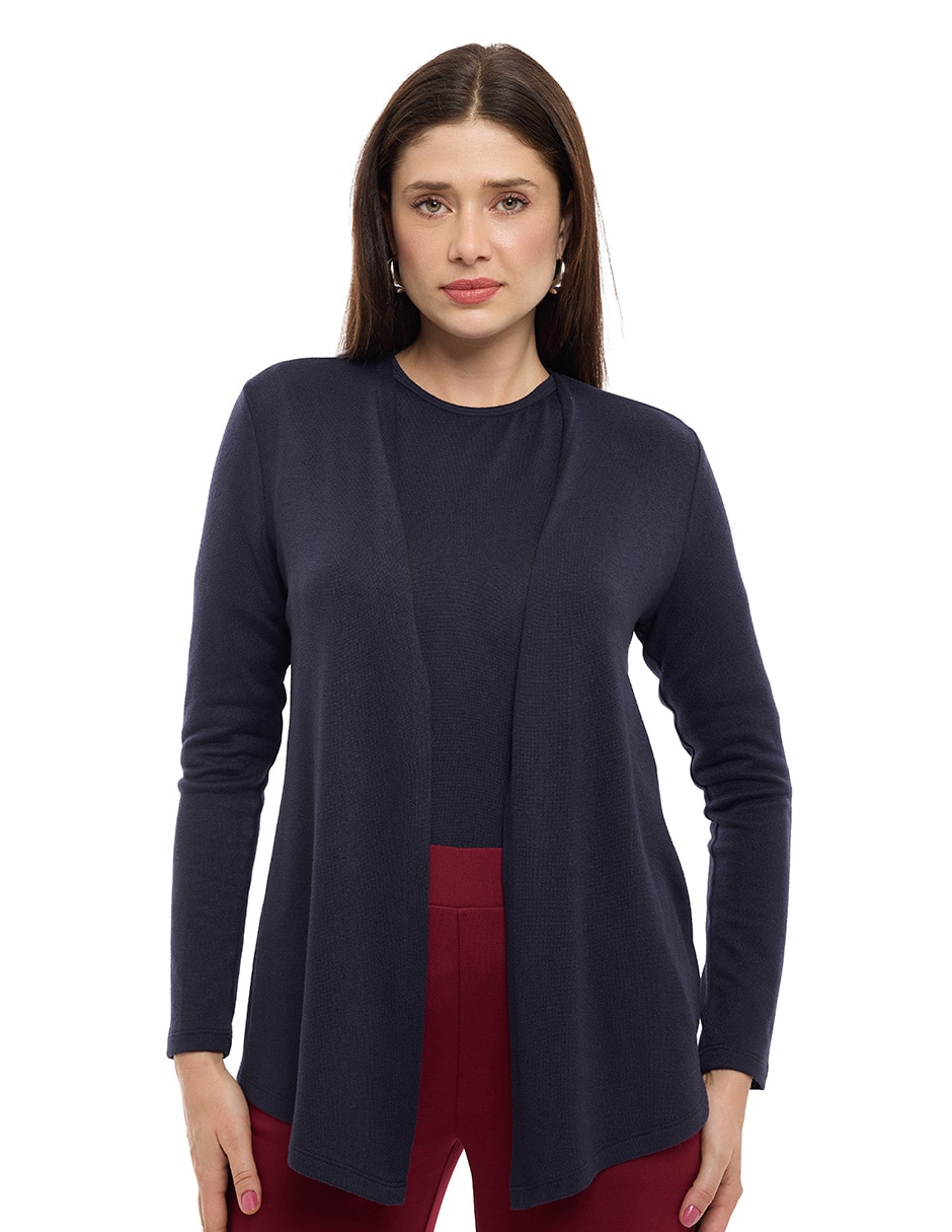 Suéter cuello abierto para mujer