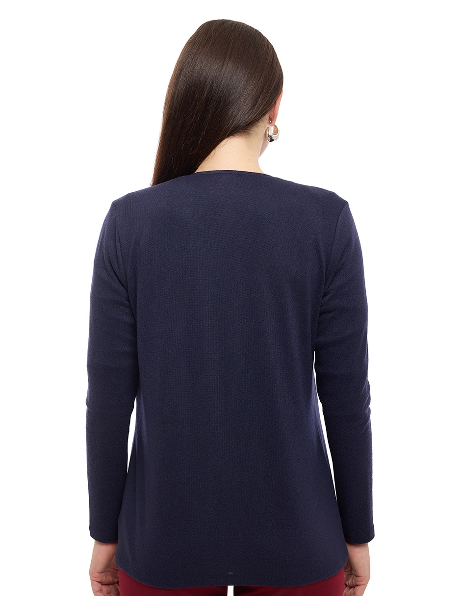 Suéter cuello abierto para mujer 3