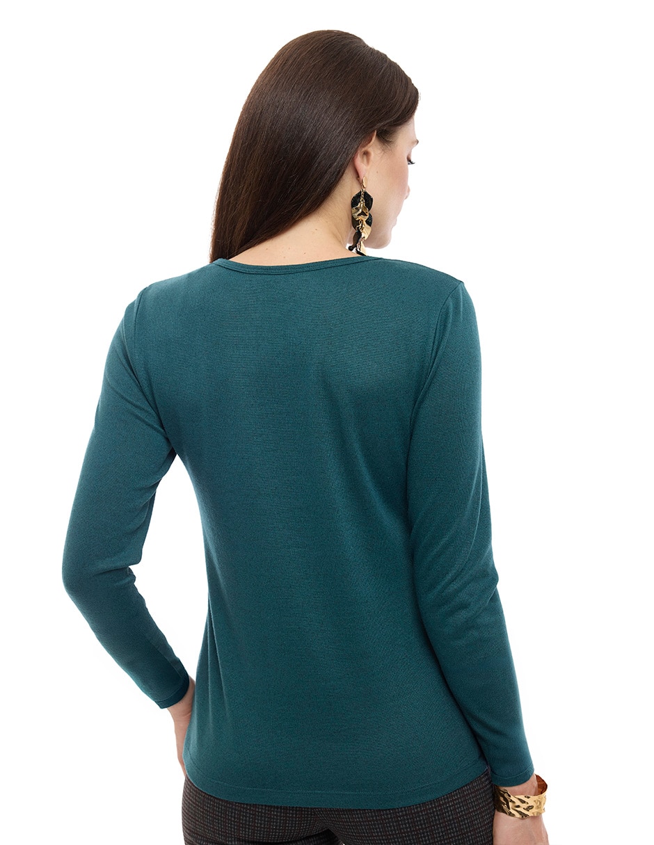 Blusa manga larga para mujer 2