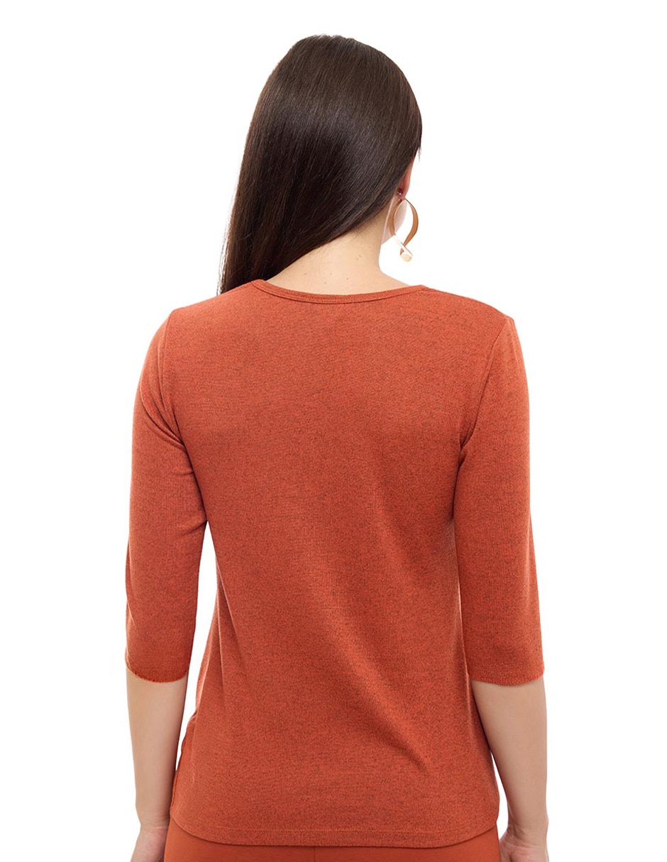 Blusa manga 3/4 para mujer 2