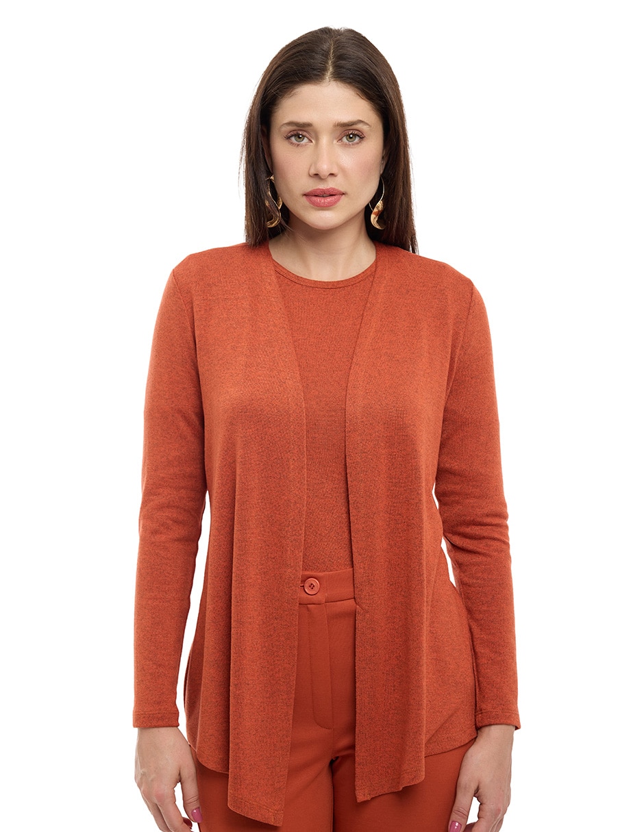 Suéter cuello abierto para mujer