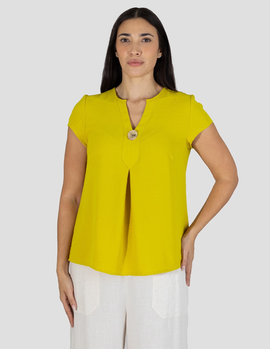 Blusa manga corta para mujer 2