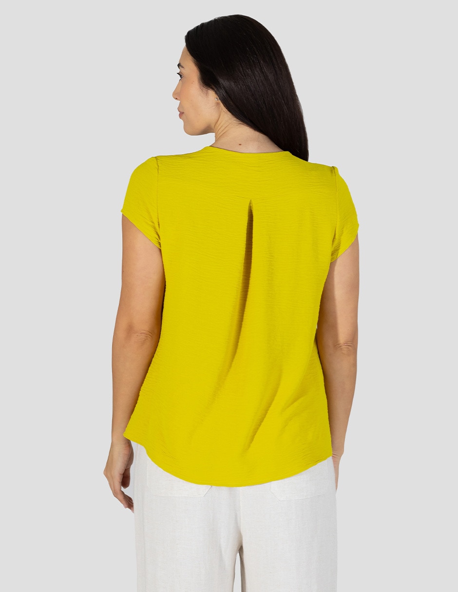 Blusa manga corta para mujer 5